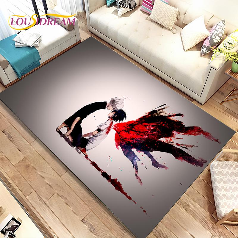 Anime Tokyo Ghoul Carpet Kitchen MatEntrance Doormat Bedroom Floor Decoration Living Room Carpet Bathroom Anti-slip Rug