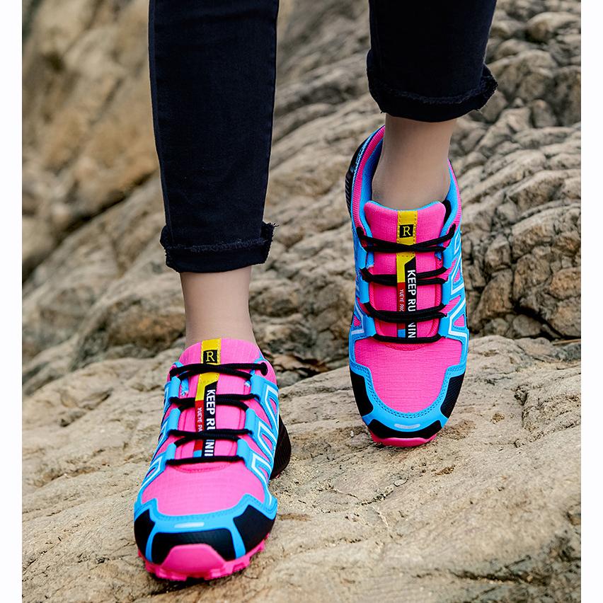 Women Hiking Shoes Outdoor Climbing Shoes Non-slip Sneakers Travel Shoes