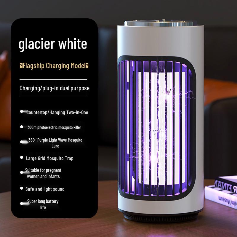 2025 Triple Grid Purple Light Mosquito Killer Lamp & Swatter