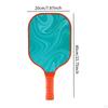 Pickleballs Paddle Premium Pickleball Racket for Balance Consistency Beginner Blue Handle