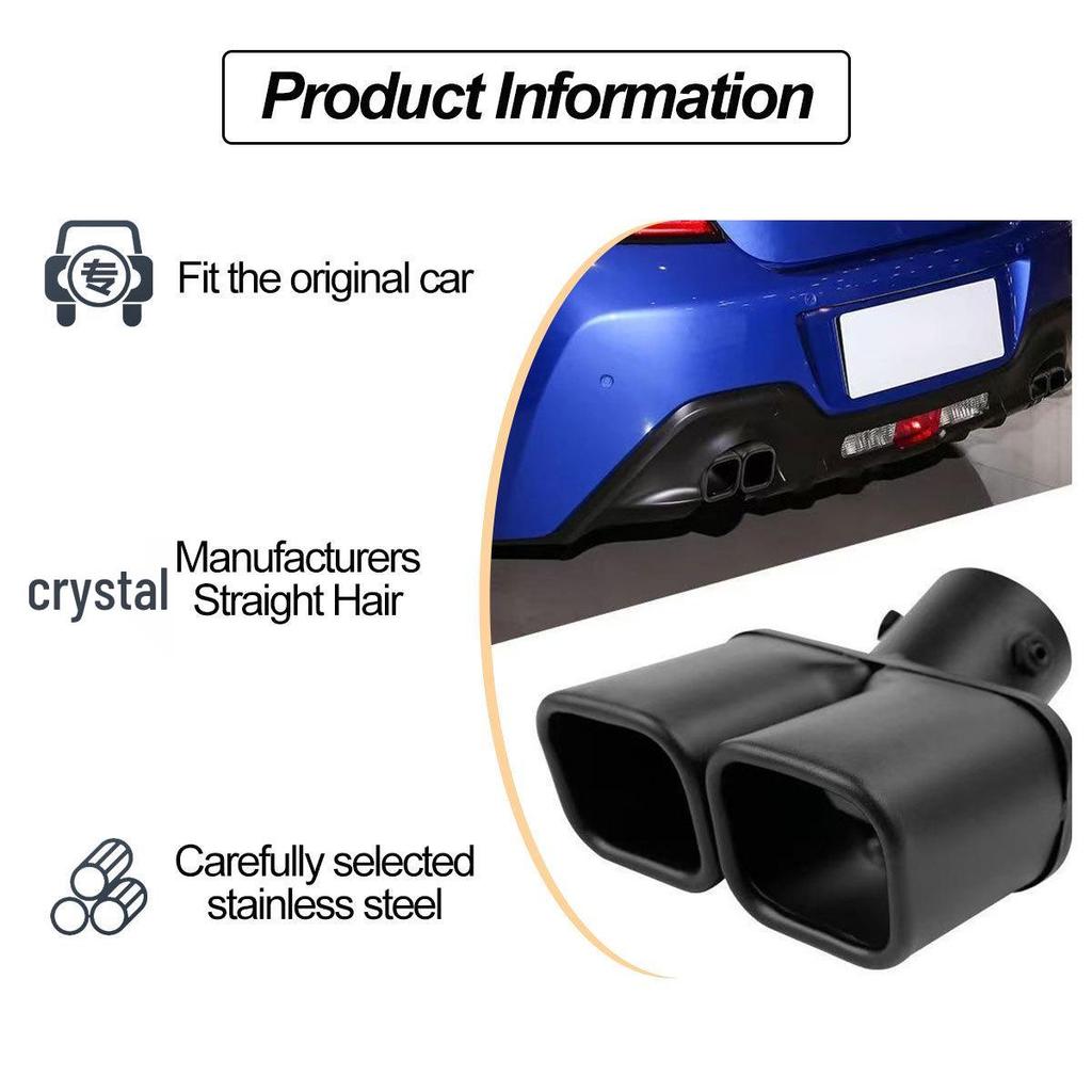 Compatible Car Tailpipe for 2011-2013 Reiz, Jetta, Swift, Odyssey with 5.2-5.8CM Diameter