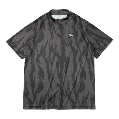 New Era Golf Short Sleeve Size Mid Neck TCAMO BLK T-Shirt, Camo, Black, L, GF, SS, Tee,