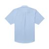 HAZZYS Men's Casual Oxford Short Sleeve Shirt with Dog Logo