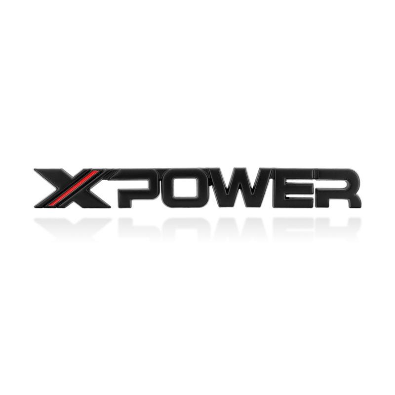 1Pc X XPOWER Logo 3D Metal Exteior Auto Side Trunk Sticker Badge Emblem Car Styling For MG 5 6 7 ZS HS GS 3 TF 5 RX5 GT Accessories