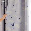 1PC LOZUJOJU 70-80% Blackout Night Sky Pattern Printed Curtains for Bedroom Living Room Home Decor