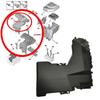 A03E-Suitable For  508 Citroen C4L C4 DS 4S 5 5LS 6 Fuse Box Cover Battery Manager Protection Unit Cover 6588A1 6500JE