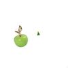 Ceramic Fruit Sculpture And Glass Christmas Tree Ornament Figurine for Home Cafe Study Room Holiday