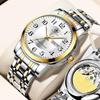 Relógio Automático Skeleton Importado Suíço - Feminino & Masculino Luminoso à Prova d'Água