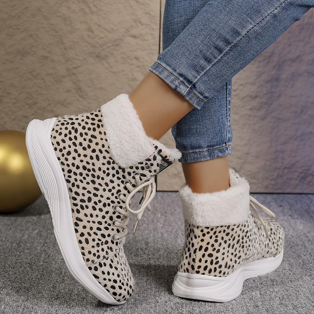Plus Size Fall/Winter 2025 Booties Women's Round Toe Lace-up Muffin-sole Boots Casual Style Women's Boots