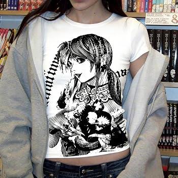 2026 Summer New Arrival Comic Print TShirt Unisex Loose Fit Crew Neck Design Casual And Stylish Y2k Style