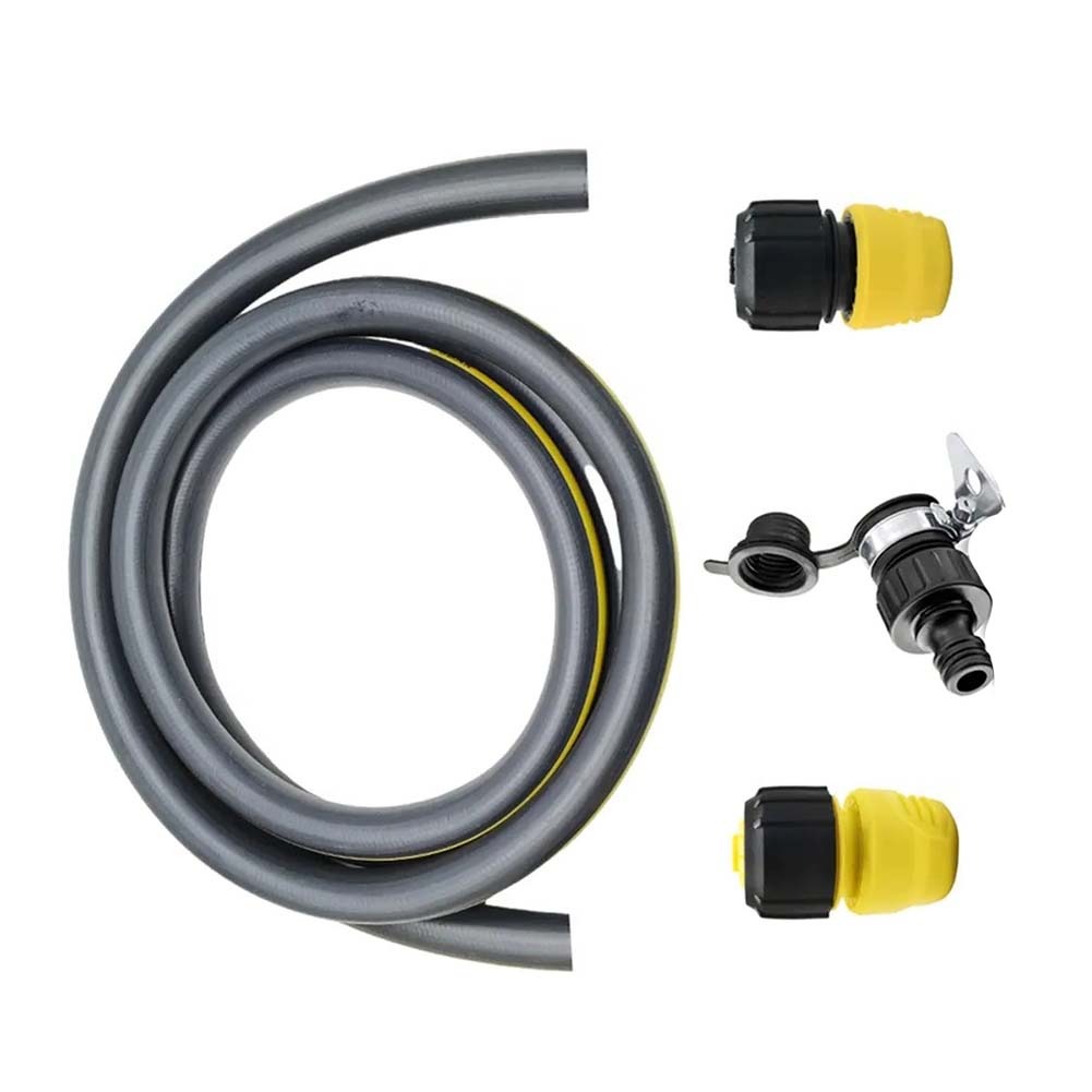 All Weather Hose Kit Flexible Garden Hose Optimal Water Flow Temperature Tolerance 40F To 140F For Harsh Weather Conditions