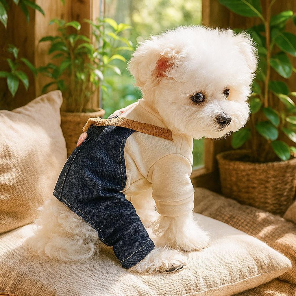 Pet Circle Dog Quad Pet Clothing Clothing Good Friend Overalls Collection