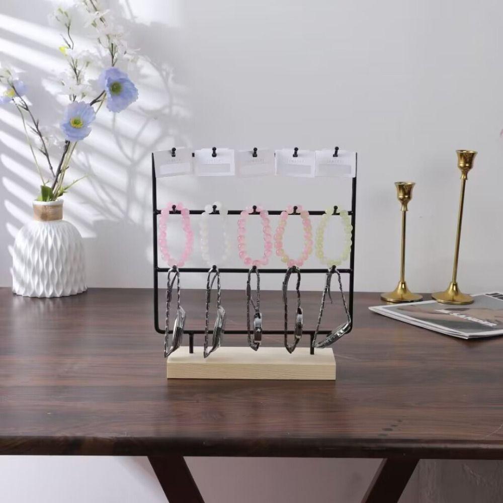 15 Hooks Earring Holder Stand 3 Tier Jewelry Holder Organizer Earring Display Rack Retail Display