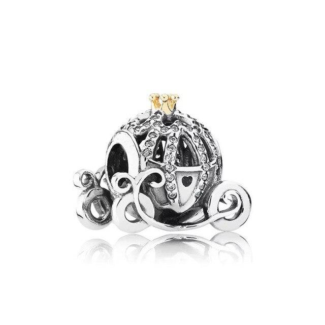 925 Sterling Silver Beaded Shell Bear Paw Beads Fit Original Charms Fashion Bracelet Bead Jewelry Making