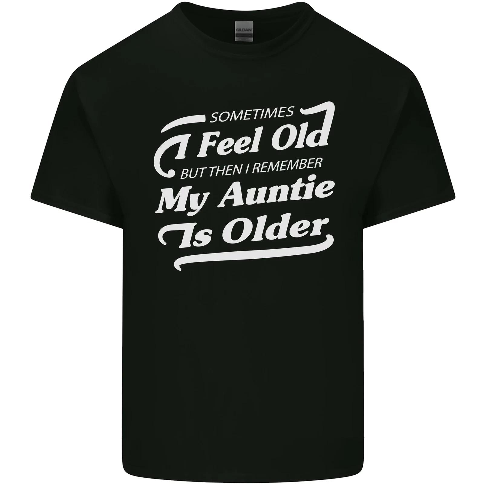 My Auntie is Older 30th 40th 50th Birthday Kids T-Shirt Childrens 4XL