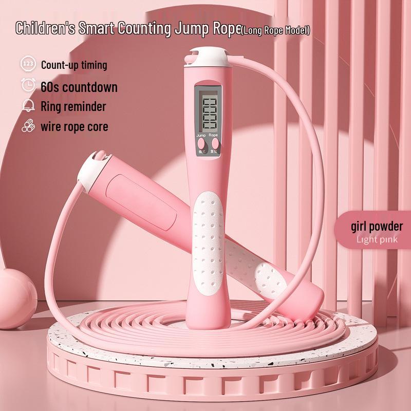 Adjustable Bamboo Section Jump Rope for Kids with Counting & Custom Logo