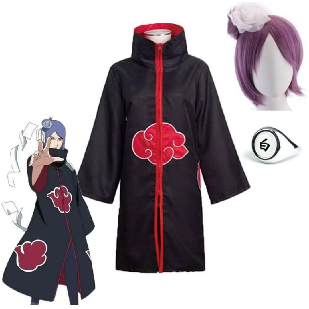 

Узумаки Акацуки Косплей Мальчики Девочки Узумаки Куртка Брюки Повязка На Голову Парик Реквизит Детская Форма Кунай Костюм На Хеллоуин M фиолетовый