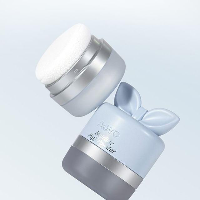NOVO - Velvety Lightweight Hairline Fluffy Powder - 3 Colors 01# Clear White - 9g