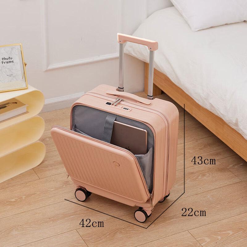 

Aofiya 18-inch Front-Opening Carry-On Luggage