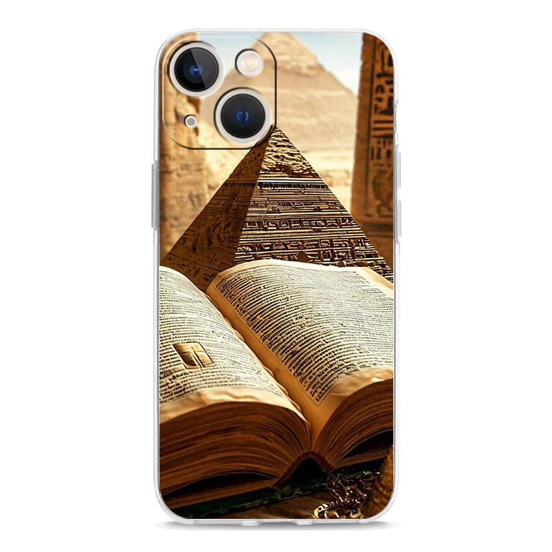 

Phone Case For iPhone 16 Cases iPhone 15 12 13 14 16 Pro Max X XR XS Max 15 Plus 16Pro iPhone11 Cover Ancient Egypt God pyramid iPhone 16 Pro