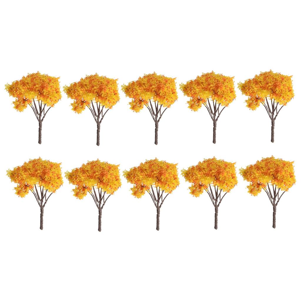 Model Village Enhancement Miniature Sakura Tree Plants for Charming Display