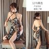 Sex Lingerie Sexy Pajamas Embroidered Transparent Cheongsam Suit Uniform Seduction Cosplay
