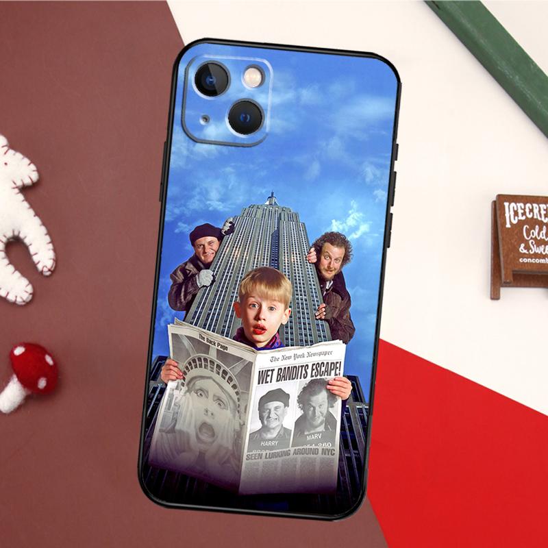 Home Alone Funda Case For iPhone 14 Pro Max 16 15 11 12 13 Pro Max mini XR 15 16 Plus 16e Back Cover