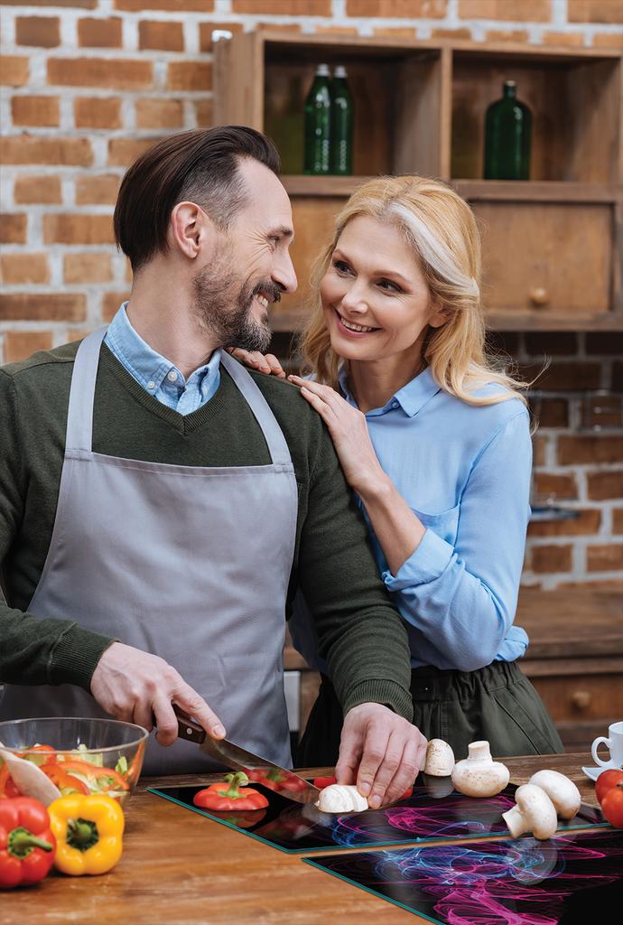 SZKLANA PŁYTA OCHRONNA NA KUCHENKĘ 90x52 SZTUKA