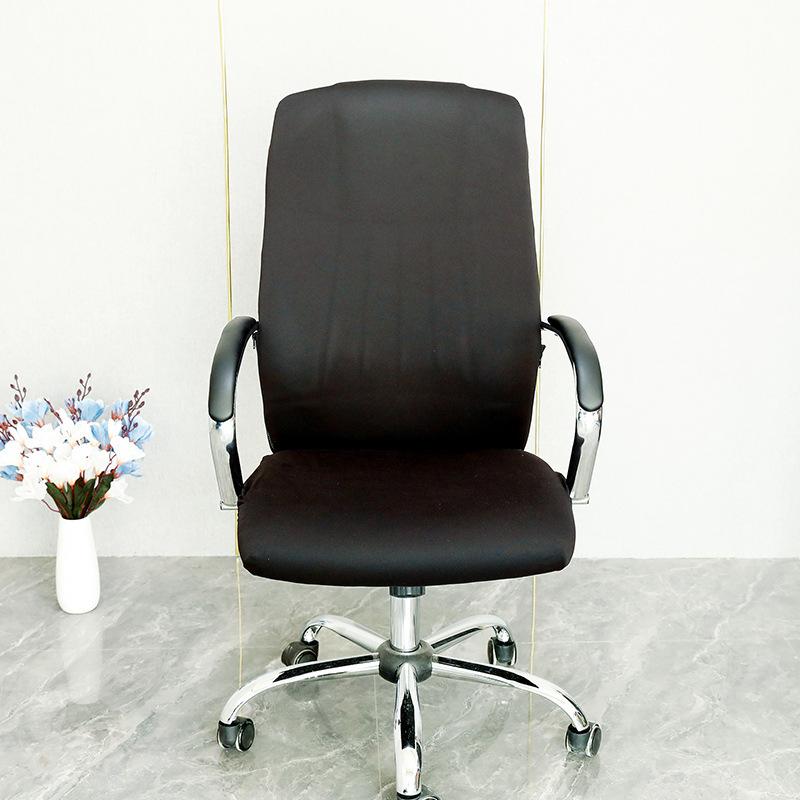 Stretch Spandex Printed Milk Silk Office Chair Cover with Zipper Removable Anti-dirty Computer Rotating Chair Protector