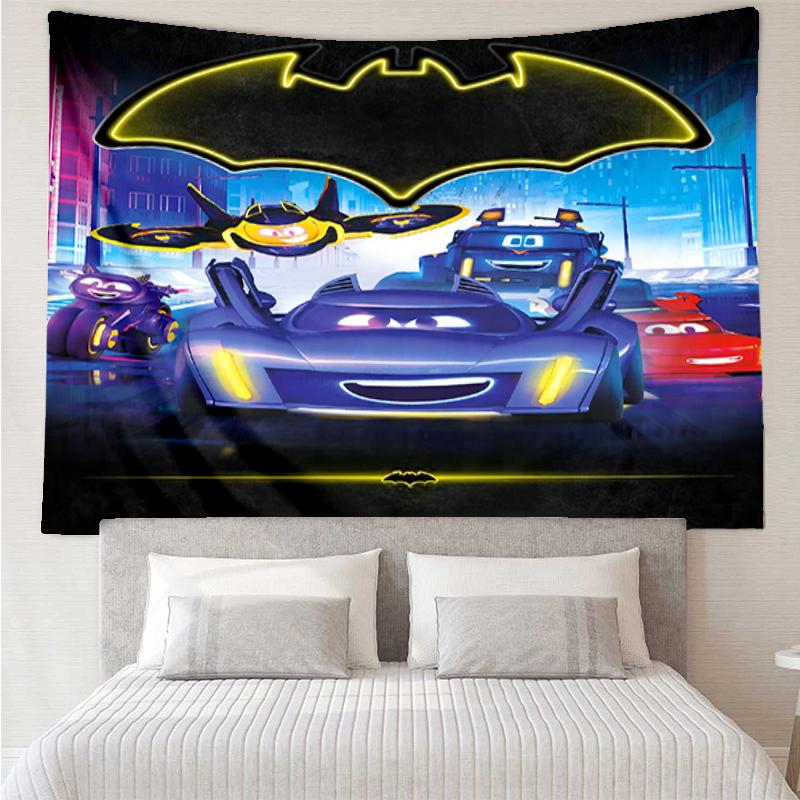 Car Print Tapestry, Backdrop, Easy Setup, Ideal for Bedroom, Office & Living Room, with Aesthetic Wall Hanging Decor.