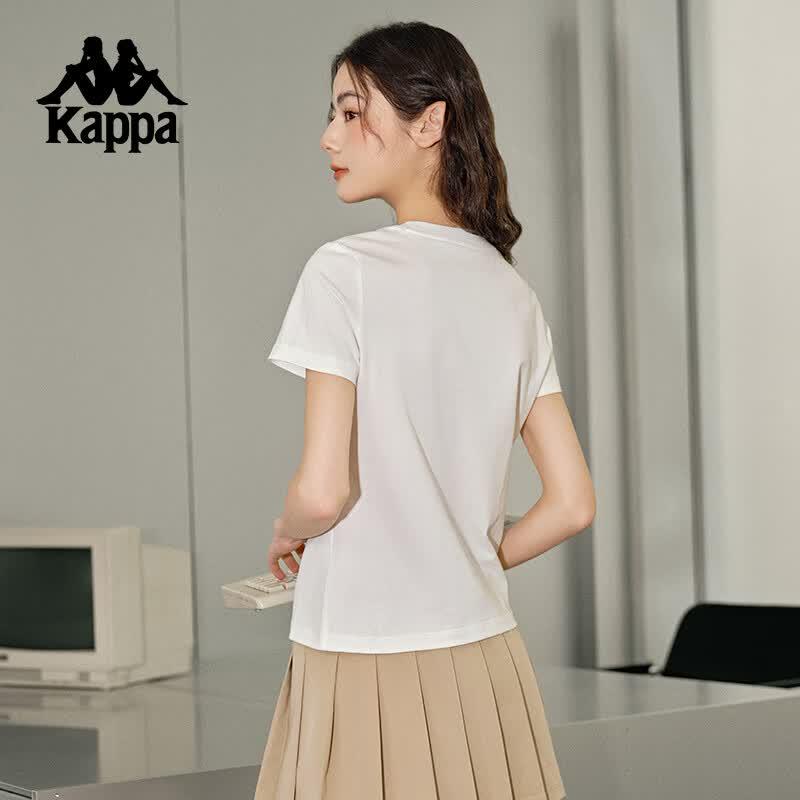 Kappa Women's Retro Logo Cotton Short Sleeve T-Shirt K0E42TD01D