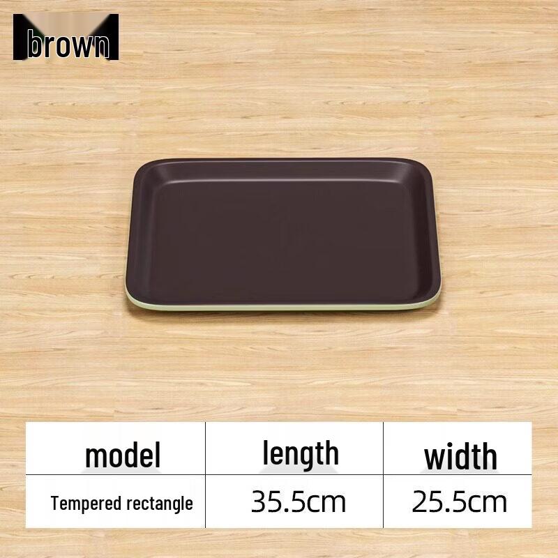 Rice Husk Rectangular Serving Tray
