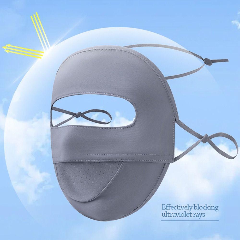 Quick Drying Sunscreen Mask Sun Protection Cycling Face Mask Fashion Face Cover  Outdoor