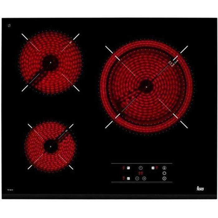 Plaques Vitro-céramiques Teka 219213 5400W 60 Cm Noir