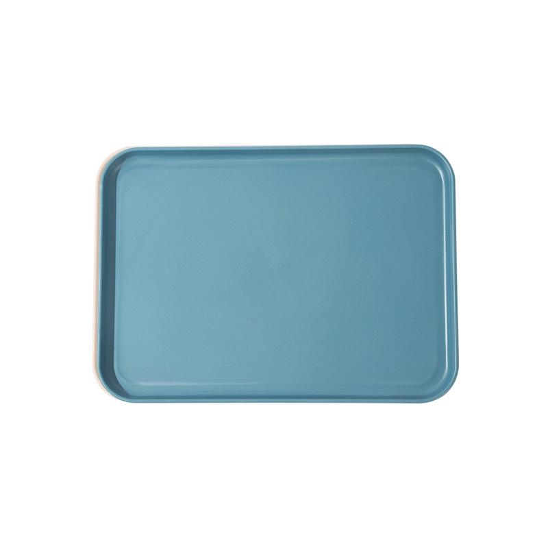 Children's Rectangular Plastic Puzzle Plate for Catering and Fast Food