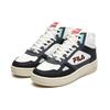 Fila Tênis de Basquete Retrô Cano Médio em Couro Sintético Mulher tênis Preto Branco F12W141211FWB