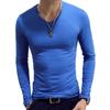 Cămăși cu mânecă lungă pentru bărbați Cămașă clasică Tricou subțire Topuri Tricou solid pentru sală de fitness ocazională