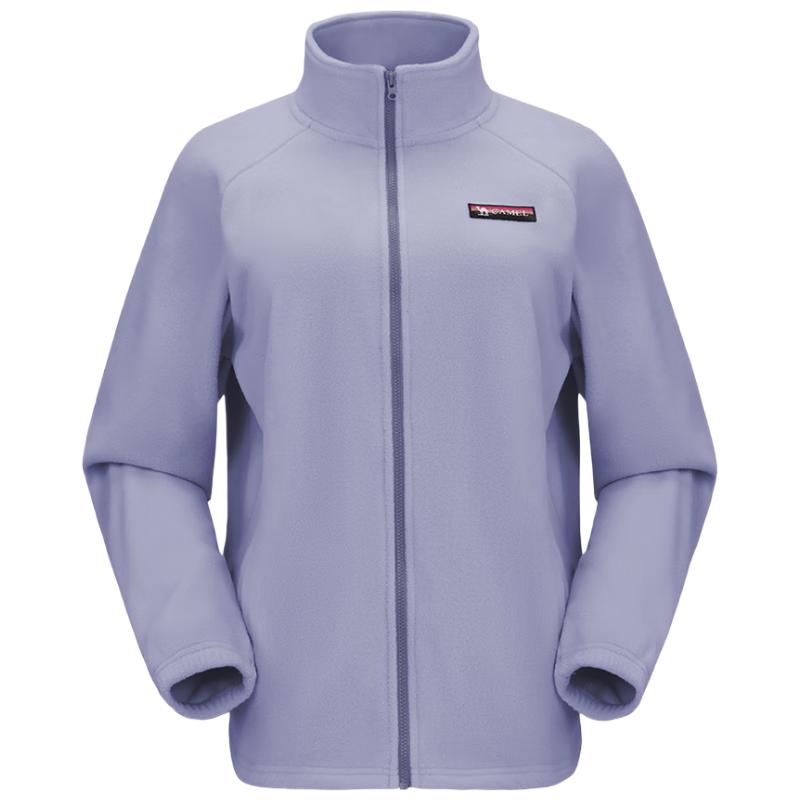 

Camel Stand-Collar Double-Sided Fleece Jacket XL