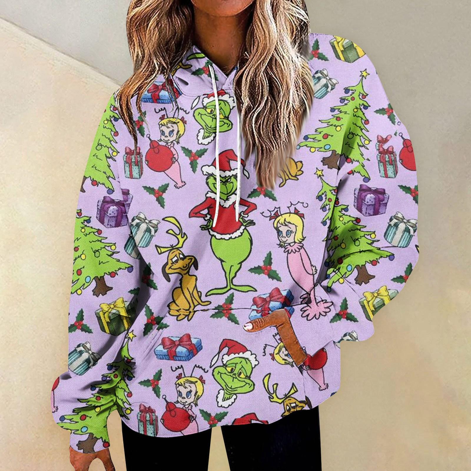 

Женская мода Повседневные Универсальные Повседневные толстовки с круглым вырезом Графика Повседневные с длинным рукавом Градиент Лоскутная верхняя одежда с принтом Толстовки L