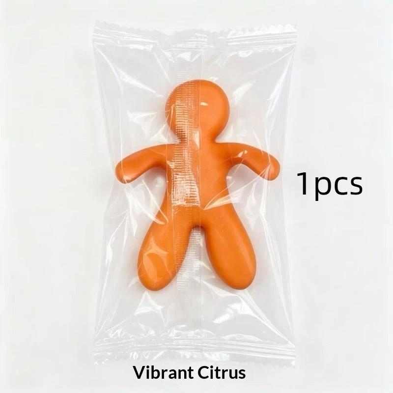 3D Creative Little Elves Air Freshener Natural Fruit Fragrance Car Air Vent Outlet Solid Aromatherapy Fashion Cute Car Interior