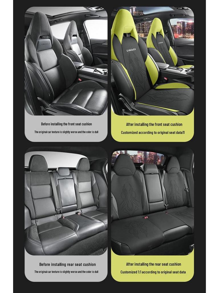 Lynk&Co 06 Semi-Enclosed Car Seat Cushion for Five-Seat Models