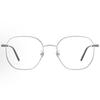 Gucci GG1125OA-003 Silver Metal Eyeglass Frames for Men and Women - Luxury Optical Glasses