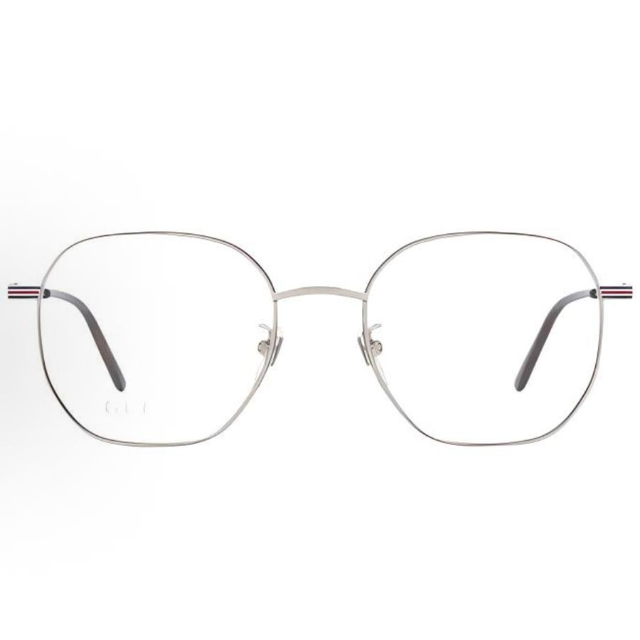 Gucci GG1125OA-003 Silver Metal Eyeglass Frames for Men and Women - Luxury Optical Glasses