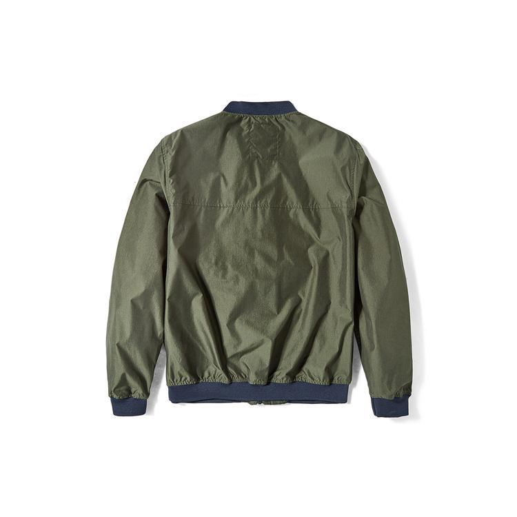 Timberland Jackets Men's Army Green Baseball Collar Moderate Pilot A29S9A58
