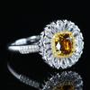 Lindon Classic Copper Alloy Zircon Ring Ladies Jewelry Wedding Promise Party Gift