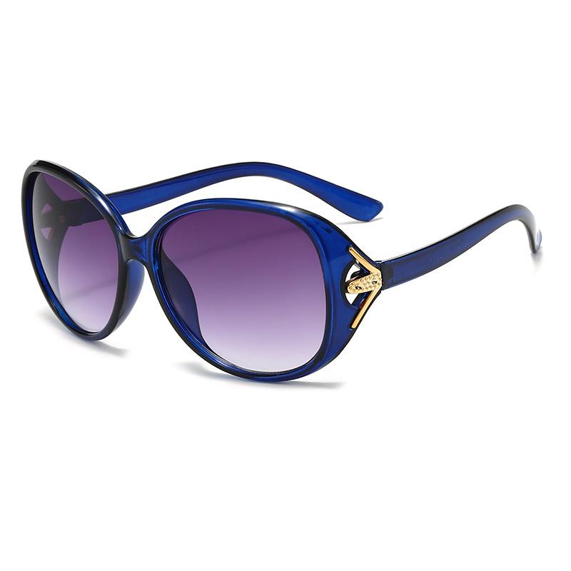 Sunglasses Women Running Rivers And Lakes Big Frame Thin Versatile Sunglasses Uv Protection Sunshade Retro Classic