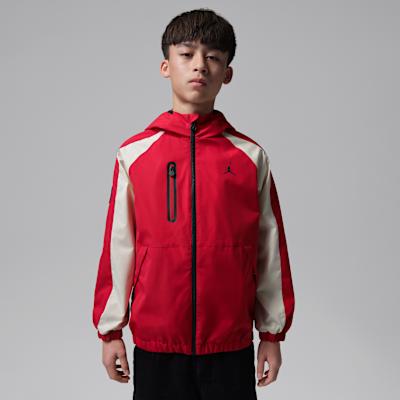 Jordan Jacket CNY New Year Edition, Color Block Fleece Lined Hooded Zi M