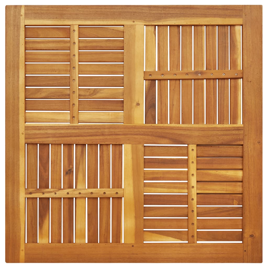 Vidaxl Blat Do Stołu, 90X90X2,2 Cm, Kwadratowy, Lite Drewno Akacjowe