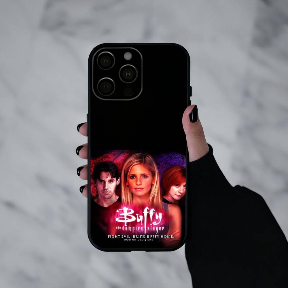 B-Buffy the V-Vampire Slayer   Phone Case Silicone Soft For IPhone 17pro 16 15 14 13 12 11 X XR Plus Pro Max Plus