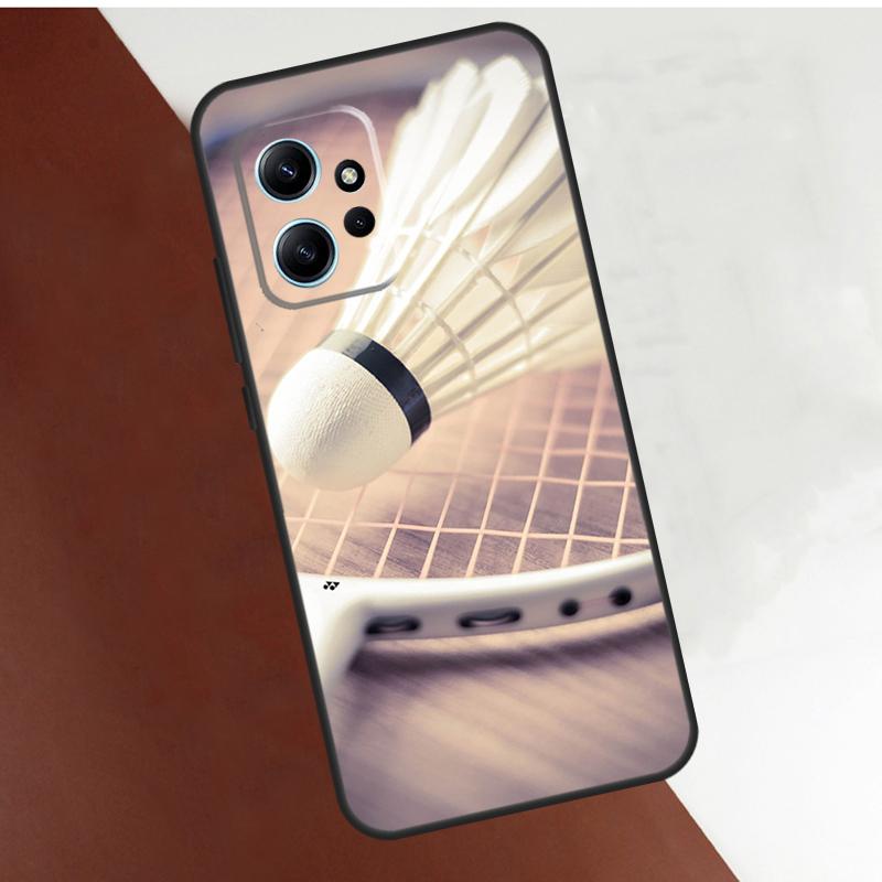 Badminton Sport Case For Xiaomi Redmi Note 12 Pro Plus Note 11 9 10 Pro 12S 11S 10S Redmi 12 9C 10C Cover